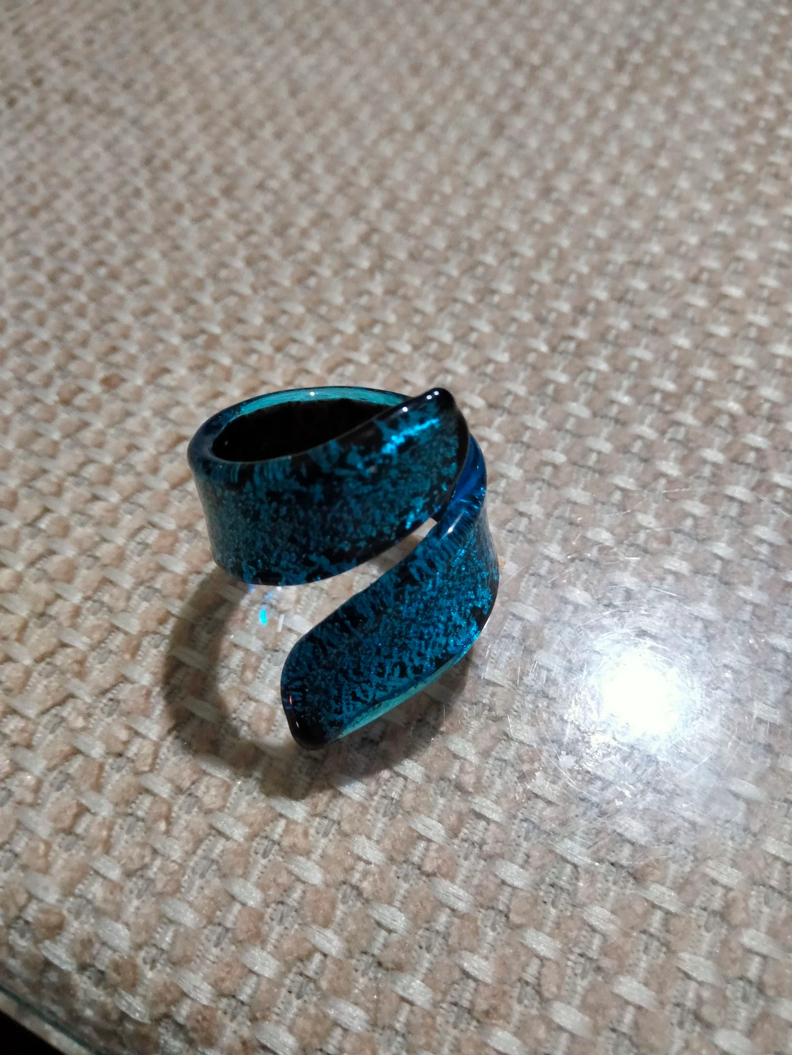 Murano kristallen ring maat L – photo 2